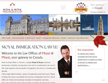 Tablet Screenshot of moyal.com